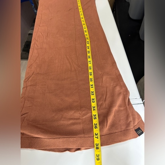 Scotch & Soda Maison Scotch Women’s Knit Crewneck Sweater Dress Brown Sz S - Picture 10 of 13